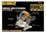 Sierras Ingletadora Dewalt 1650w Disco 10 P/alumi/mader Dw714 - Imagen 6