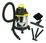 Aspiradora 12 Litros 1200w Tacho Acero Inox Seco Y Húmedo Amarillo - Imagen 3