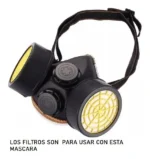 Repuestos Filtro De Aire Para Mascara Respirar Rc203 Amarillo - Imagen 4