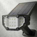 Estaca Solar Led Jardin Sensor Fotovoltaico Bateria Litio Ja Negro - Imagen 8