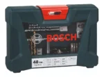 Set V-line Bosch Titanio 48 Accesorios Perforar Atornillar - Imagen 2