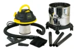 Aspiradora 12 Litros 1200w Tacho Acero Inox Seco Y Húmedo Amarillo - Imagen 2
