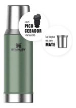 Termo Stanley Mate System Classic 800ml Color Verde Verde - Imagen 3
