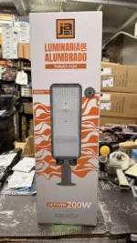 Luminaria Led Alumbrado Vía Pública 200w Con Fotocelula Ja Gris Blanco Frío - Imagen 4