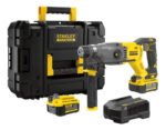 Rotomartillo Stanley 20v Sbh900m2k Sds Plus Brushless 2 Bat Amarillo/negro - Imagen 2