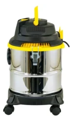 Aspiradora 12 Litros 1200w Tacho Acero Inox Seco Y Húmedo Amarillo - Imagen 6