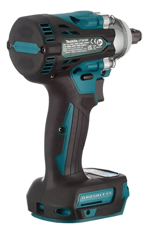 Llave De Impacto Bl 1/2'' Dtw300z Makita 18v Sin Baterias Turquesa