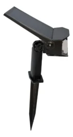 Estaca Solar Led Jardin Sensor Fotovoltaico Bateria Litio Ja Negro - Imagen 4