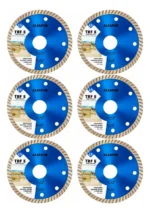 Disco Diamantado Aliafor Trf-e 115 Mm X 6 Unid Porcelanato Azul
