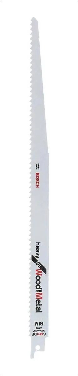 Hoja Sierra Sable Bosch S1411df 300mm Madera Metal Pack X2
