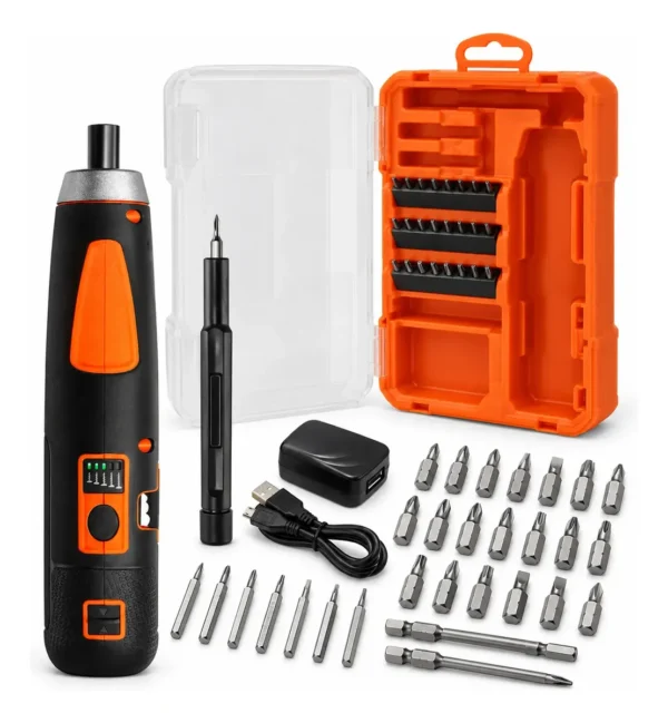 Atornillador Inalámbrico + 27 Accses Black+decker Bd40k27b3 Negro