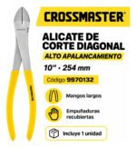 Alicate Corte Diagonal 250mm Alto Apalancamiento Crossmaster Amarillo - Imagen 2