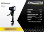 Motor Fuera De Borda 4 Tiempos 55cc 1800w Shimura Sh-om200-4 - Imagen 2