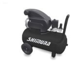 Compresor De Aire Shimura 50l 2,5 Hp 2 Salidas Portatil Negro 50 Mhz Monofásica