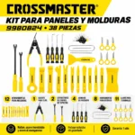Kit Palancas Paneles Molduras Crossmaster 9980824 38 Piezas - Imagen 3