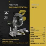 Sierra Ingletadora 8 Pulgadas 1250w Shimura Sh-s8 - Imagen 3