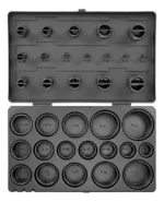 Kit O Ring Crossmaster 9980640 419 Piezas 32 Medidas Métrica Negro