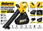 Sopladora Aspiradora Trituradora Belarra 800w Eléctrica 240k Amarillo - Imagen 2
