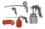 Compresor De Aire Shimura 50 Lts 2,5 Hp + Kit 5 Piezas Succi Negro 50 Mhz Monofásica - Imagen 2