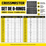 Kit O Ring Crossmaster 9980640 419 Piezas 32 Medidas Métrica Negro - Imagen 2