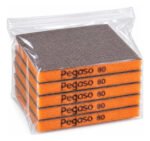 Esponja Abrasiva Rectangular Flexible X5 Unid Pegaso Peab-80 80
