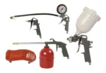Compresor De Aire Shimura 50 Lts 2,5 Hp + Kit 5 Piezas Hvlp Negro 50 Mhz Monofásica - Imagen 4