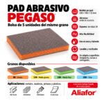 Esponja Abrasiva Rectangular Flexible X5 Uni Pegaso Peab-120 120 - Imagen 2