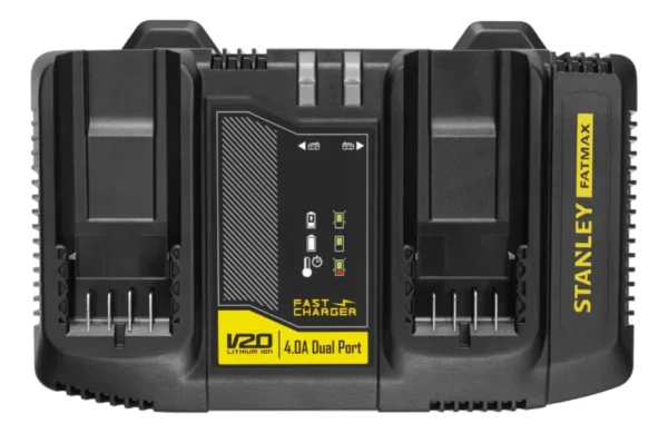 Cargador De Batería Stanley Sc402 Doble 20v Max 4ah Bivolt