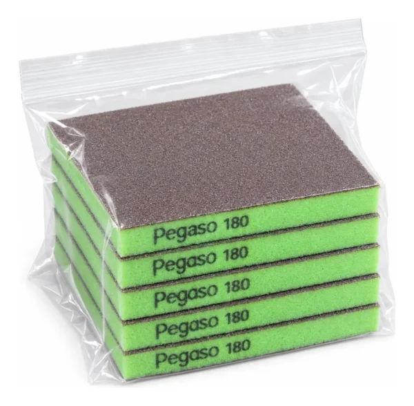 Esponja Abrasiva Rectangular Flexible X5 Uni Pegaso Peab-180 180